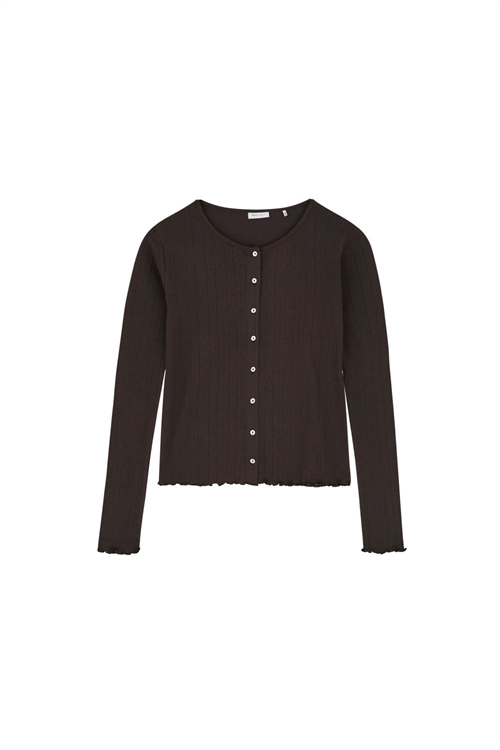 SKALL STUDIO EDIE CARDIGAN DARK BROWN